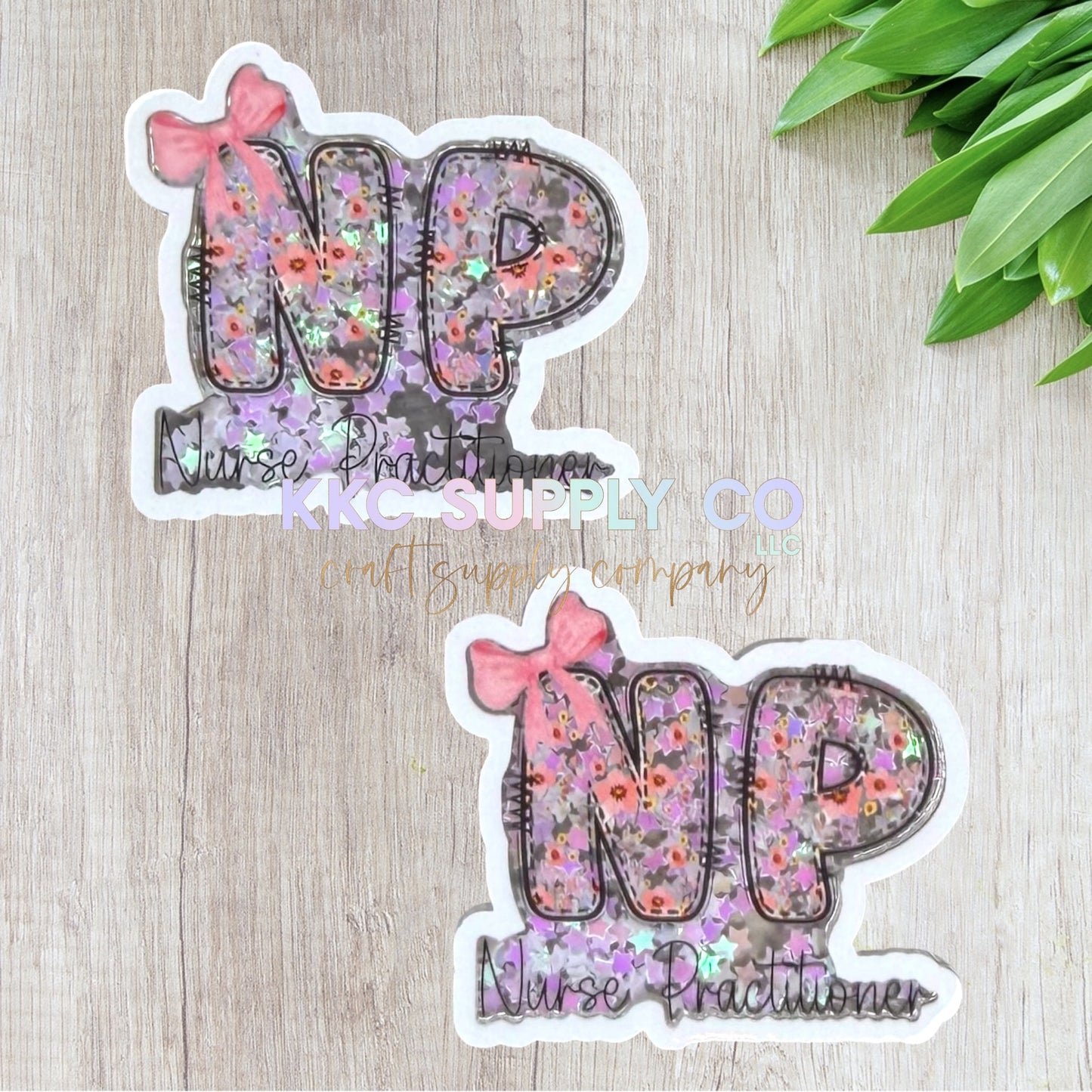 AT631-NP Glitter Shaker-Acrylic Flatback