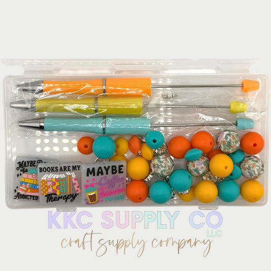 Bookish Pen and Bead Bundle - 40 Count