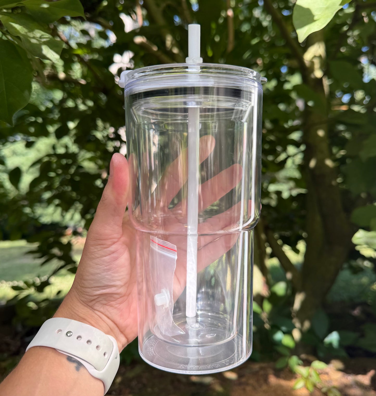 24oz Plastic Snow Globe Cup Blanks