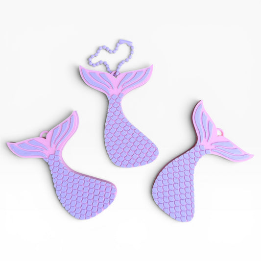 3D Printed Mermaid Tail Soda Tab Opener Keychain