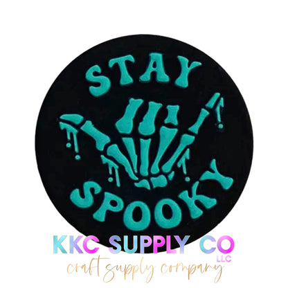 Stay Spooky Silicone Focal Bead