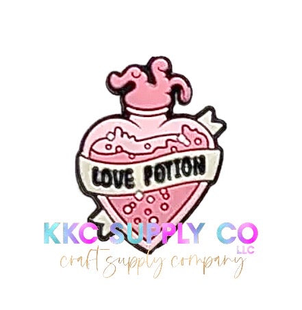 Love Potion Silicone Focal Bead