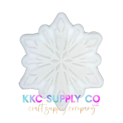 Snowflake Silicone Focal Bead