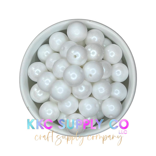 SS23-Opal White Silicone Bead 15mm