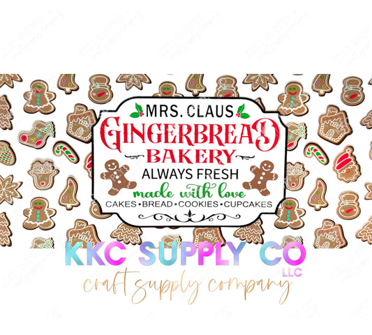 UV16154-Gingerbread Bakery 16oz UV DTF Wrap