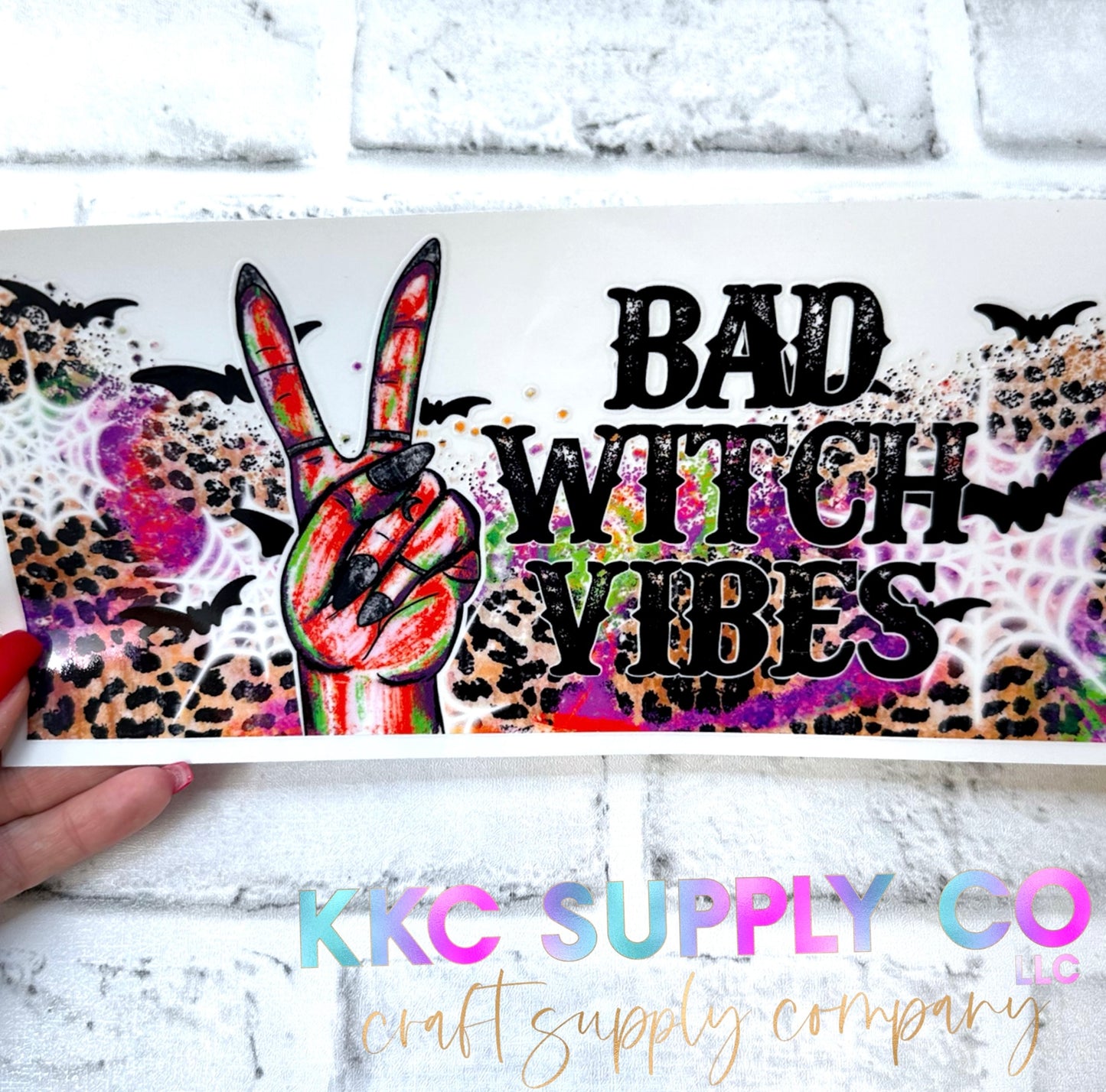 UV16257-Bad Witch Vibes 16oz UV DTF Wrap