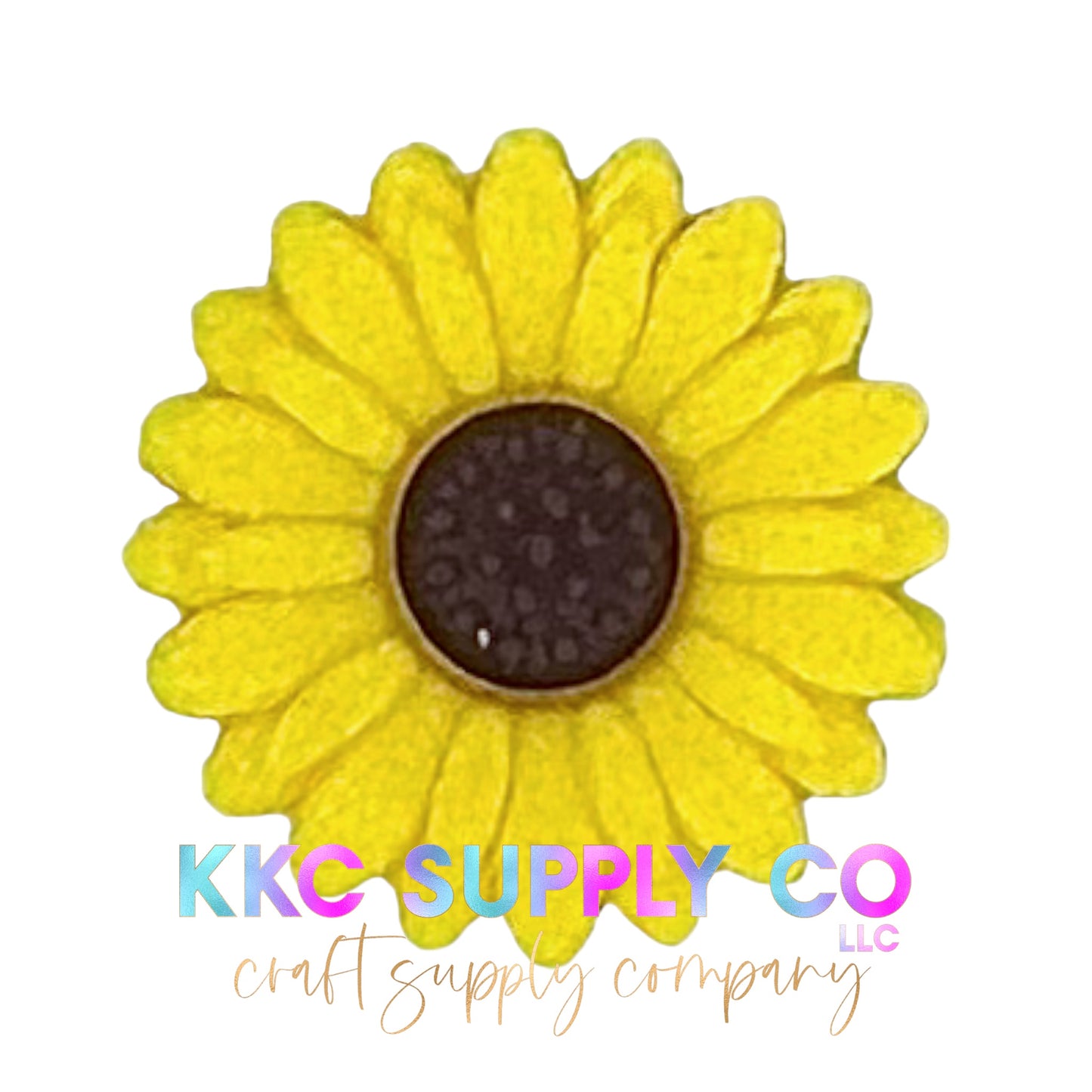 Sunflower Silicone Focal Bead