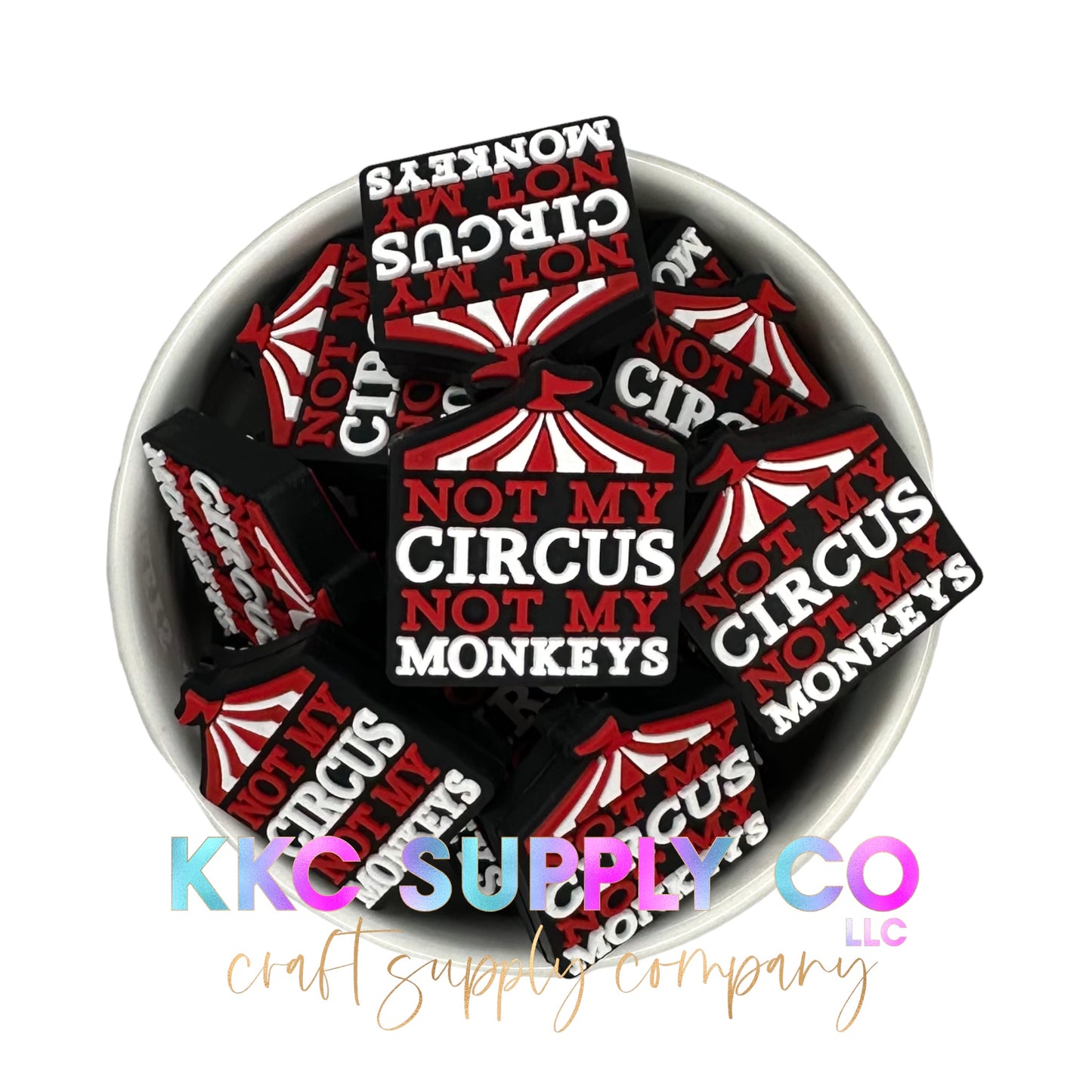 SF217-Not My Circus Silicone Focal Bead