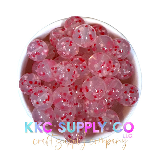 SP35-Valentine’s Day Confetti 15mm Silicone Beads
