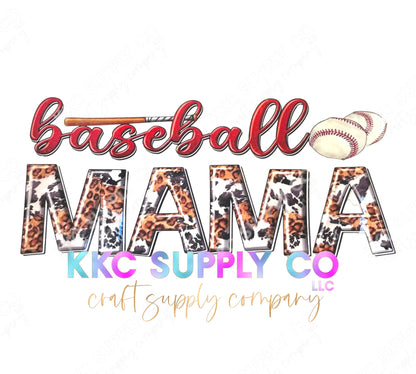 UV16297-Baseball Mama 16oz UV DTF Wrap