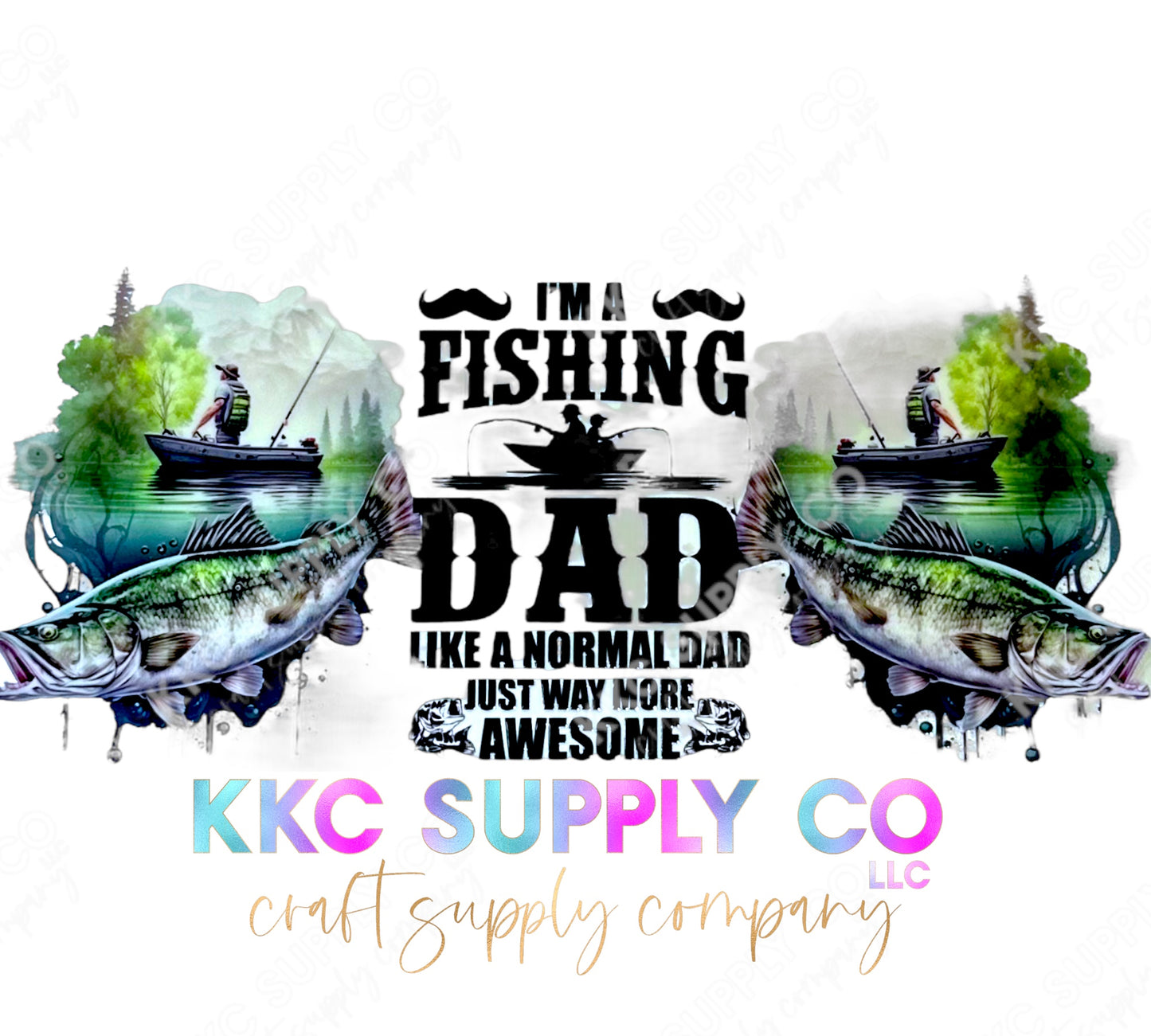 UV16315-I’m A Fishing Dad 16oz UV DTF Wrap