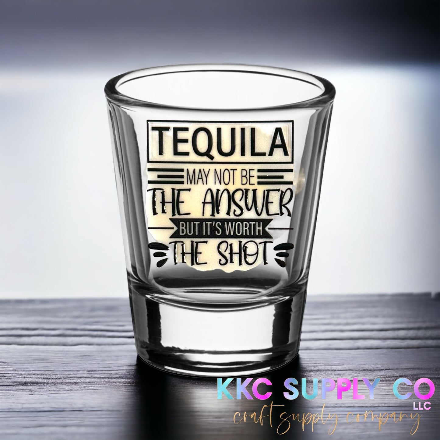 UVSD15-Tequila Is Not The Answer 2 Inch UV DTF Small Decal