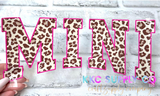 UV16324-Pink Leopard Mini 16oz UV DTF Decal