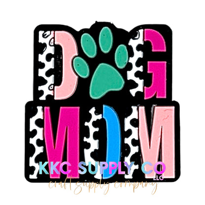 Dog Mom Silicone Focal Bead