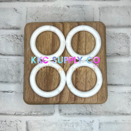 SS23-White 65mm Silicone Ring