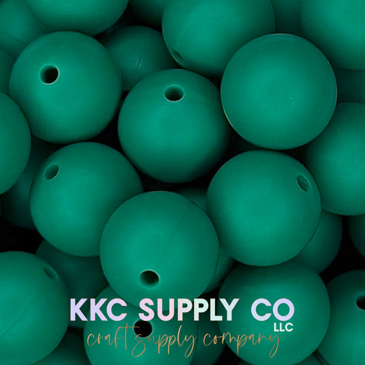 SS70-Emerald Solid Silicone Beads