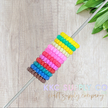 Bubble Edge Silicone Spacer Beads 12mm - New colors added!