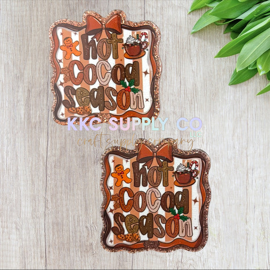 AT559-Hot Cocoa Season-Acrylic Flatback