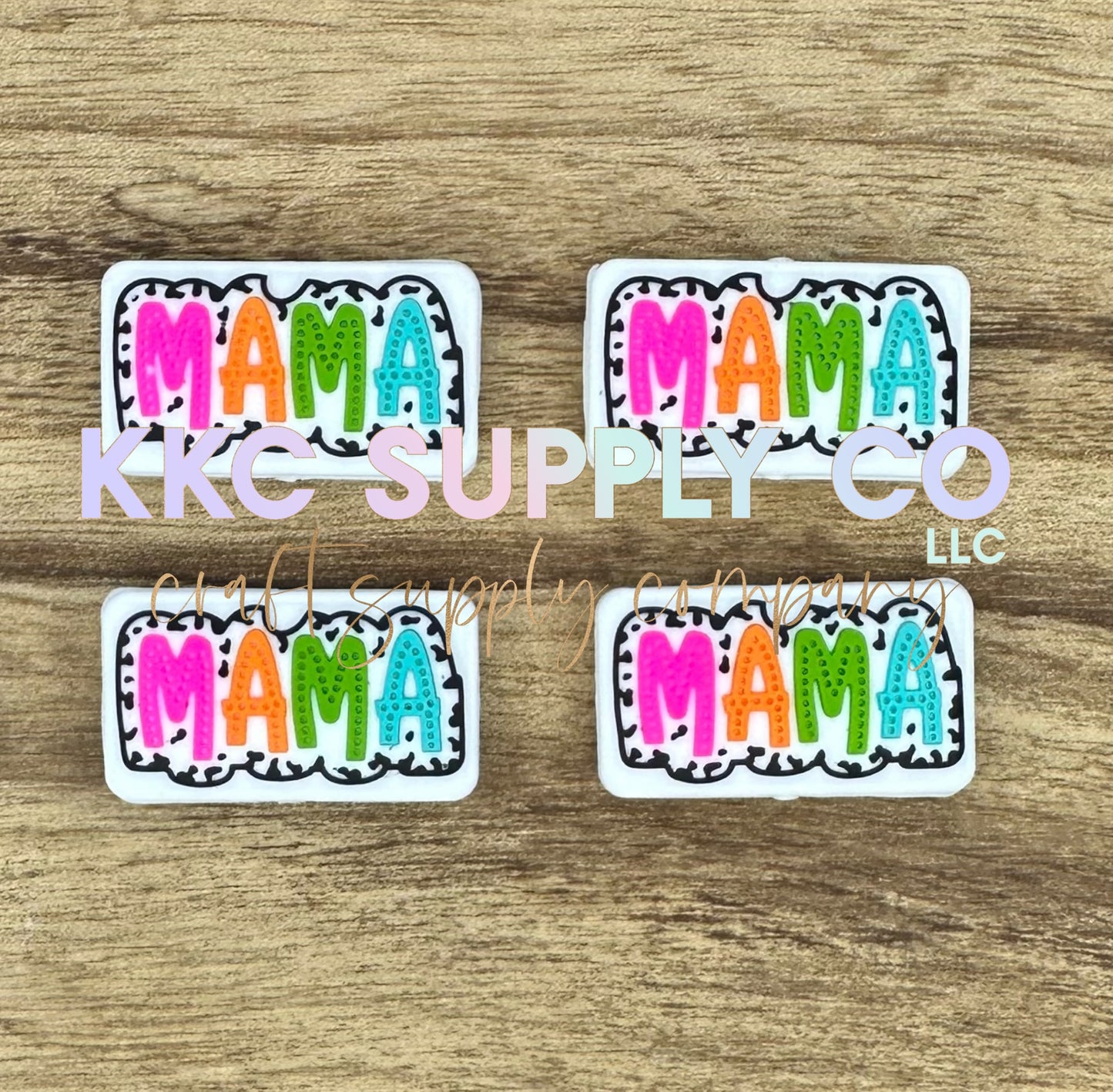 Neon Mama Silicone Focal Bead