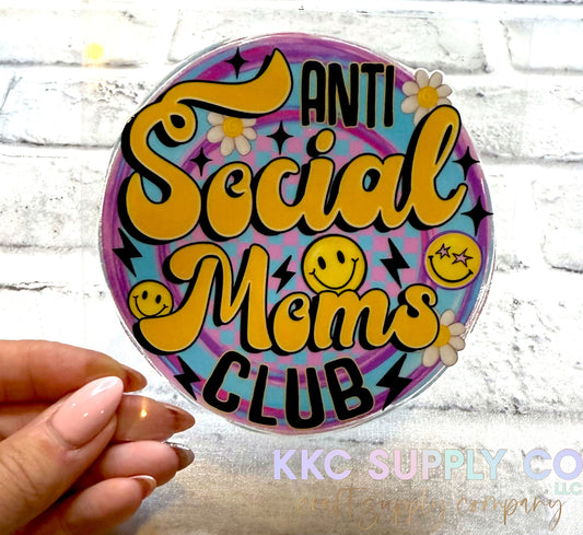 UV16184-Anti-Social Mom’s Club UV DTF Decal