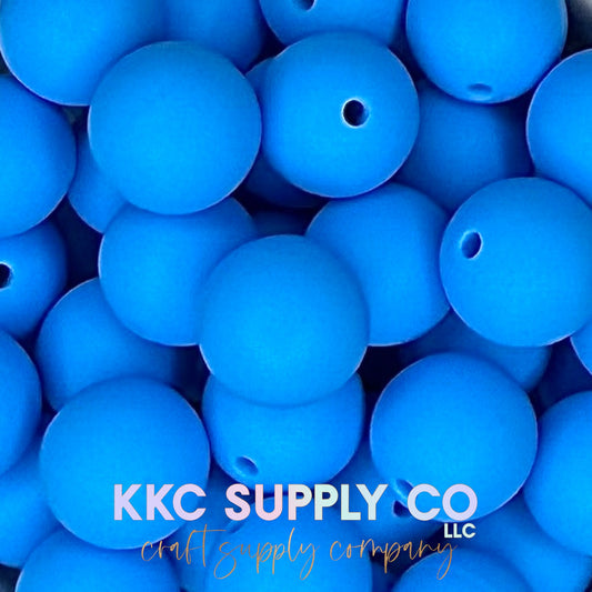 SS61-Ultramarine Blue Solid Silicone Beads