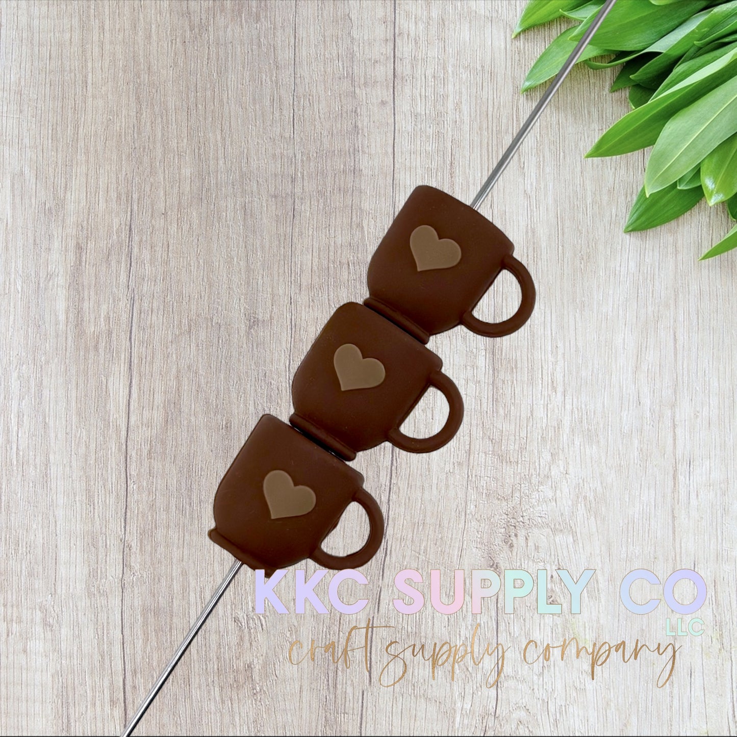 Coffee Lover 3D Silicone Focal Bead