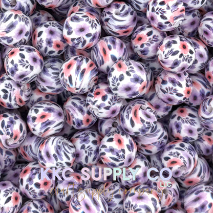 SP270-Lavender Meadow Silicone Beads