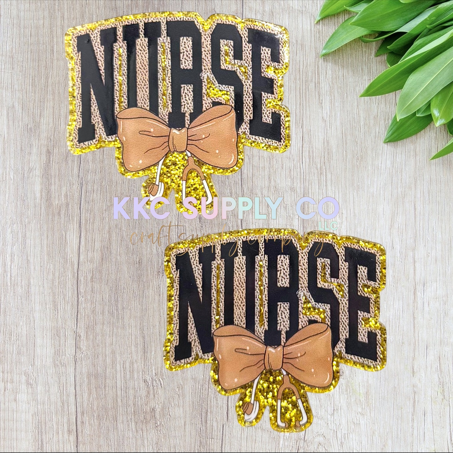 AT561-Spotted Leopard Nurse-Acrylic Flatback