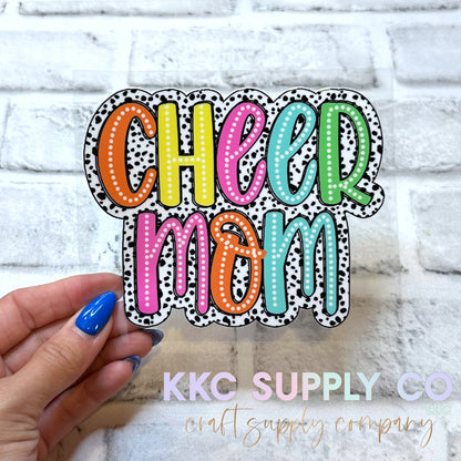 UV16647-Cheer Mom UV DTF Decal