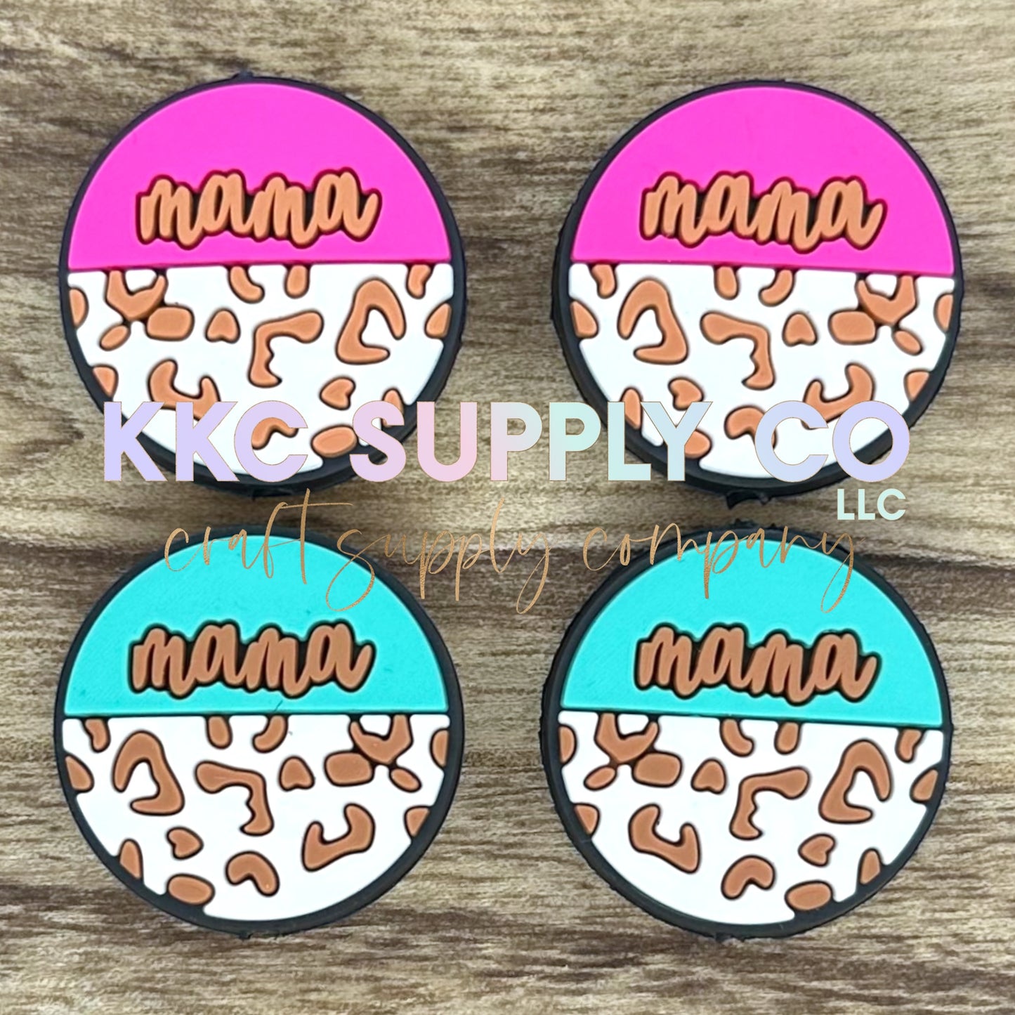 Leopard Mama PVC Focal Bead