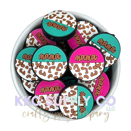 Leopard Mama PVC Focal Bead