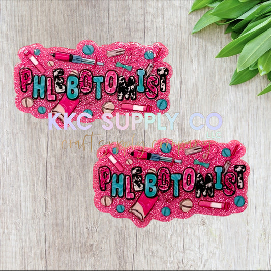 AT409-Phlebotomist-Acrylic Flatback