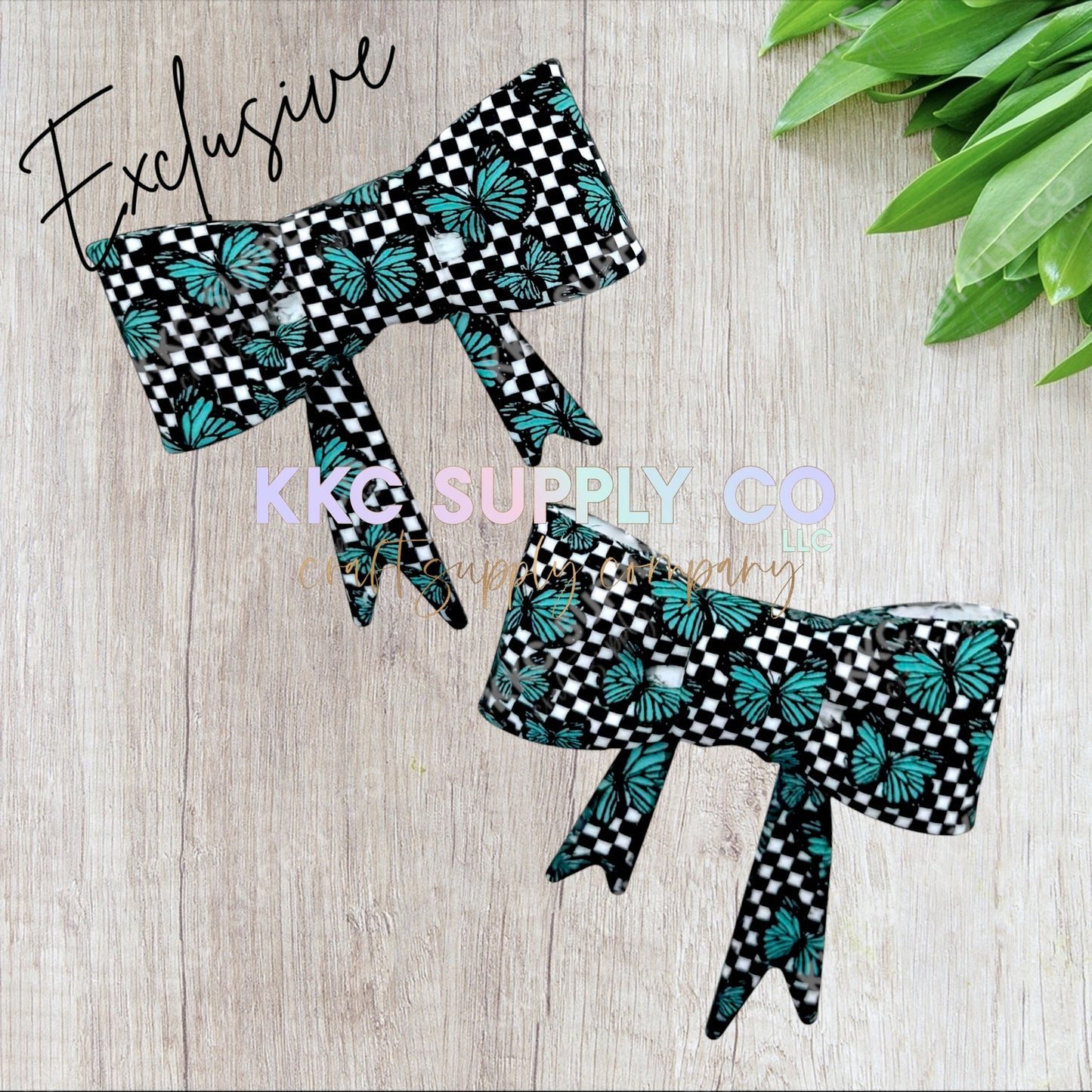 SP268-Checkered Wings Printed Beads-KKCSC Exclusive