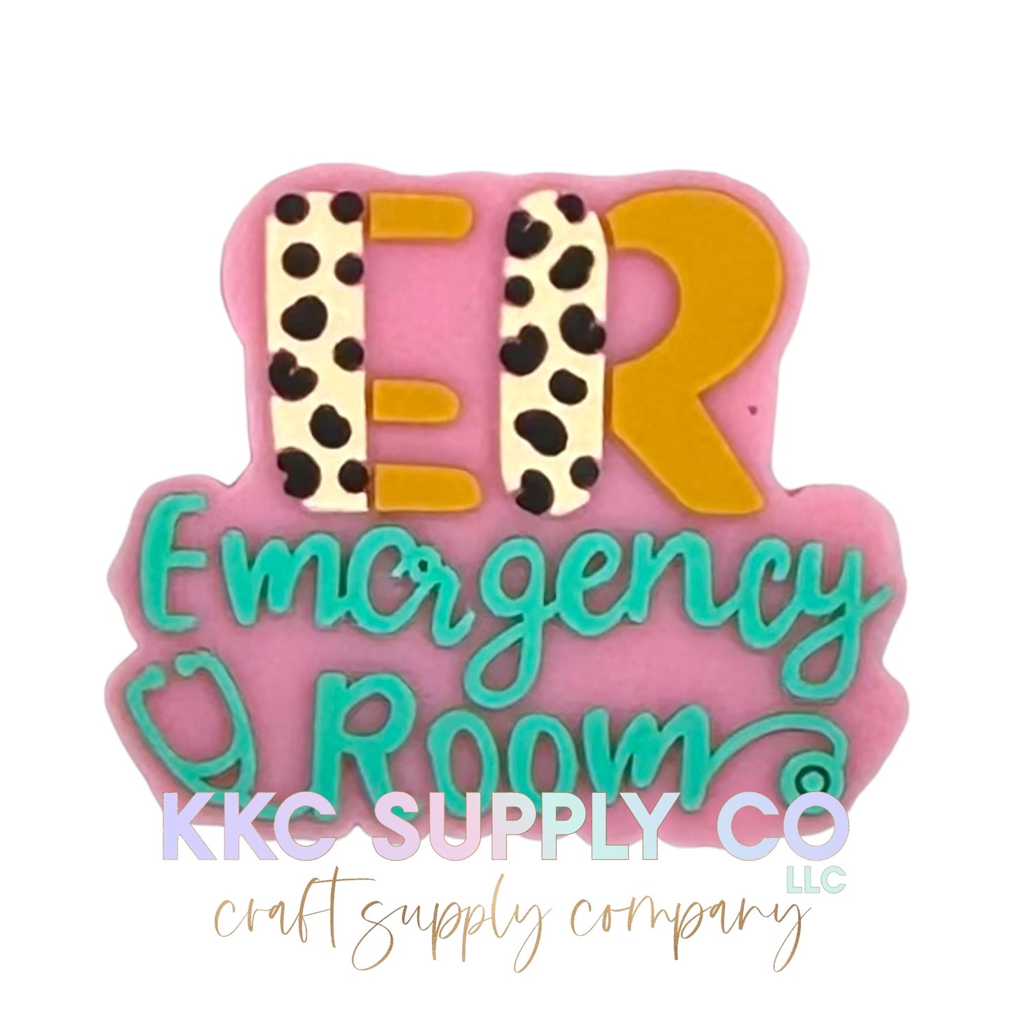 ER Emergency Room Silicone Focal Bead