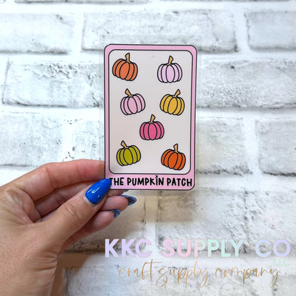 UV16643-Tarot Card “Pumpkin Patch” UV DTF Decal