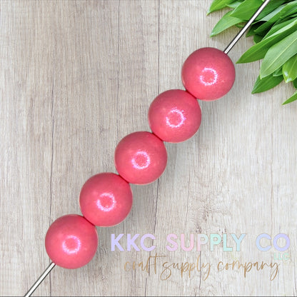 SS72-Opal Flamingo Pink Silicone Bead