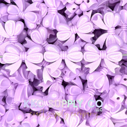 Opal Bows (Horizontal) Silicone Focal Bead