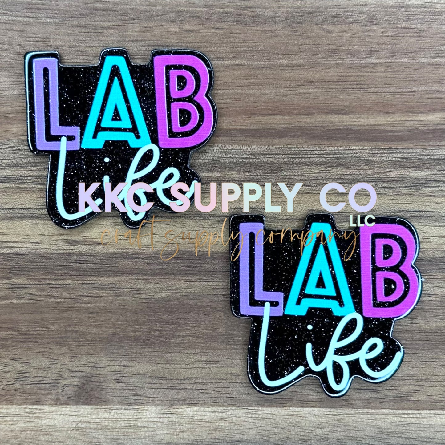 AT86-Lab Life-Acrylic Badge Reel Topper