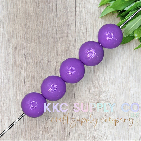 COS06-Chameleon Opal Purple Solid Silicone Bead