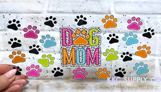 UV16178-Neon Dog Mom 16oz UV DTF Wrap