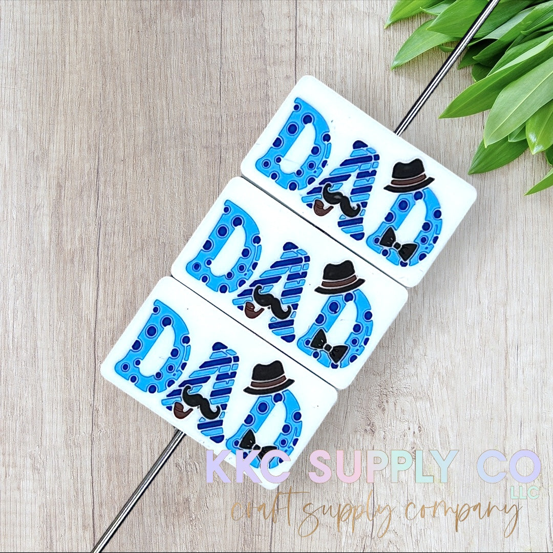 Dad Silicone Focal Bead