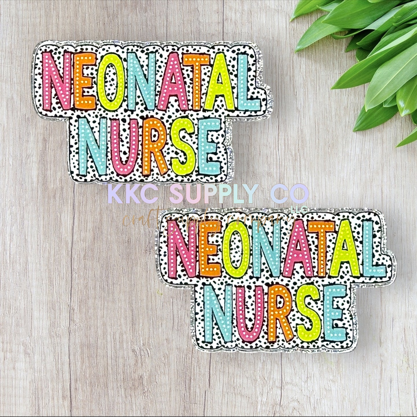 AT167-Neon Neonatal Nurse-Acrylic Flatback