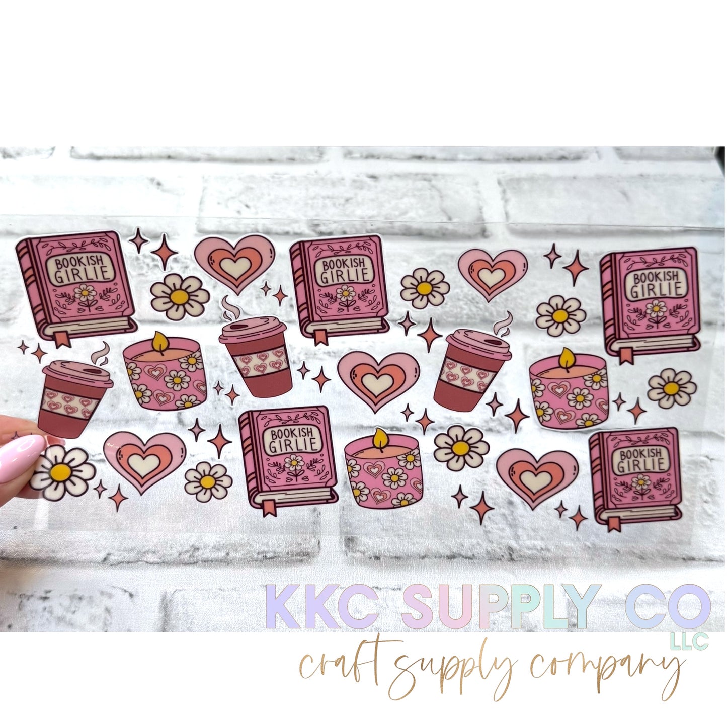 UV16684-Bookish Girlie 16oz UV DTF Wrap