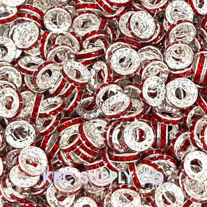 Large Hole Spacer Beads 12mm - 10 count