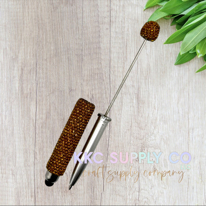 Rhinestone Beadable Stylus/Pen Combo