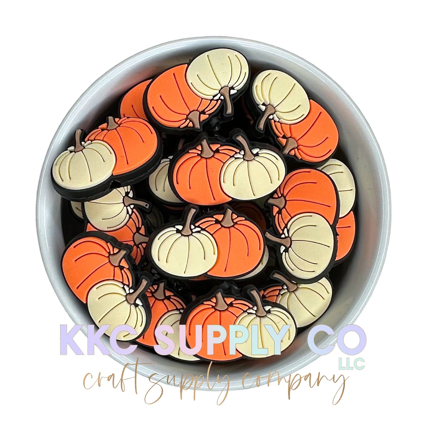 Pumpkins PVC Focal Bead