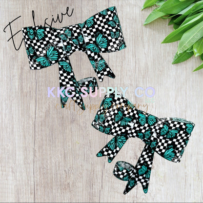 SP268-Checkered Wings Printed Beads-KKCSC Exclusive