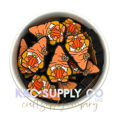 Autumn Gnome Silicone Focal Beads