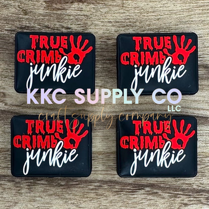 True Crime Junkie Silicone Focal Bead