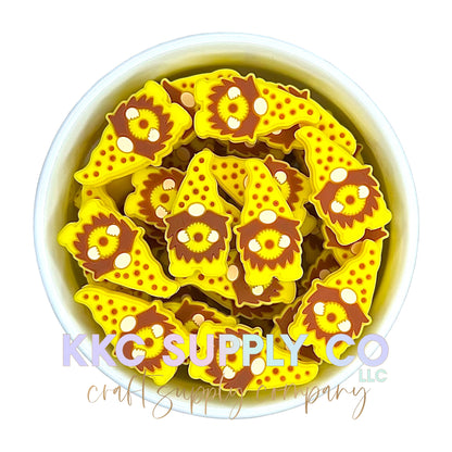 Sunflower Gnome Silicone Focal Bead